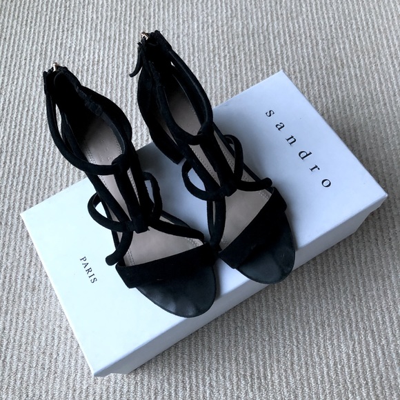 Sandro Juliette Suede Heels - Picture 4 of 8